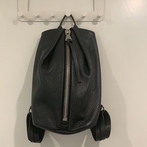 Aimee Kestenberg black leather backpack